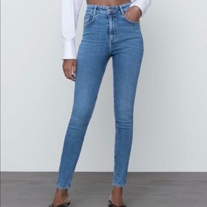Zara sculpt jeans hi-rise Ankle length